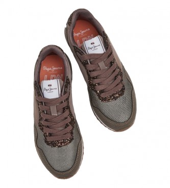 Pepe Jeans London Con Reina brown slippers