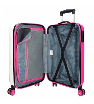 Pepe Jeans Estela Noe Rigid Cabin Suitcase bege, rosa -55x40x20cm