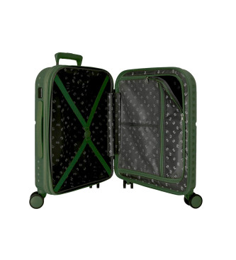 Pepe Jeans Trolley Suitcase 55cm Accent green