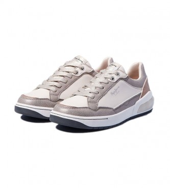 Pepe Jeans Sneaker Marble Glam bianco sporco