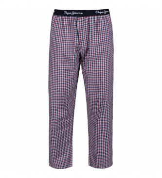 Pepe Jeans Calças pijama Linford vermelho, azul