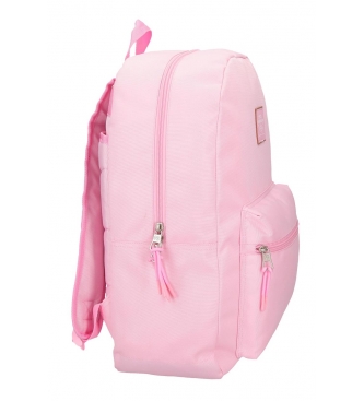 Pepe Jeans Backpack adaptable to trolley Pepe Jeans Cross 44cm Pink -44x32x15cm
