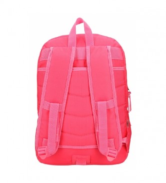 Pepe Jeans Pepe Jeans Cross trolley adaptable backpack double compartment -44x30,5x15cm- Pink