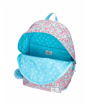 Pepe Jeans Sac  dos d'ordinateur Aide, deux compartiments, multicolore