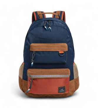 Pepe Jeans Mochila Alvin London azul, castanha