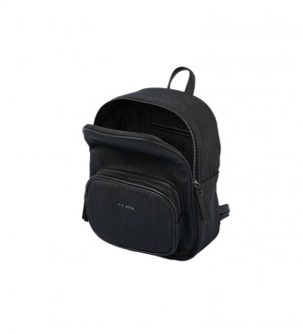 Pepe Jeans Bronte black backpack -33x25x12 cm