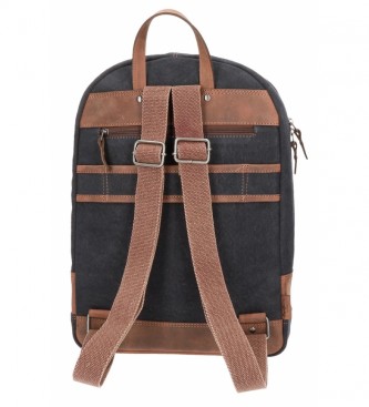 Pepe Jeans Horse casual backpack computer backpack adaptable to trolley -42x30x12cm- Marine