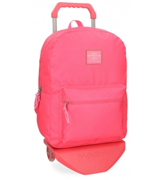 Pepe Jeans Backpack with Pepe Jeans Cross Fucsia car -44x32x15cm-