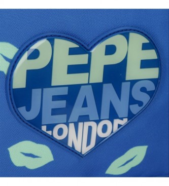 Pepe Jeans Zaino Pepe Jeans Ruth School -31x42x17,5cm- Blu