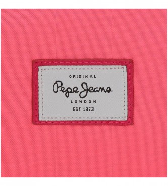 Pepe Jeans Kim rygsk med dobbelt lynls -32x44x22cm - pink
