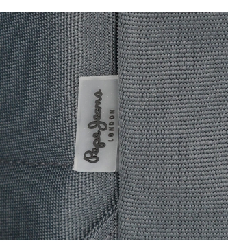 Pepe Jeans Zaino Pepe Jeans a doppio scomparto grigio -30,5x44x15cm-