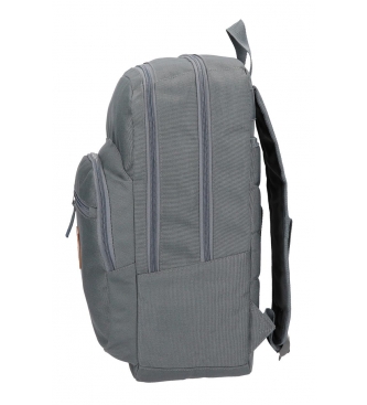 Pepe Jeans Pepe Jeans Cross backpack double compartment Gray -30,5x44x15cm-