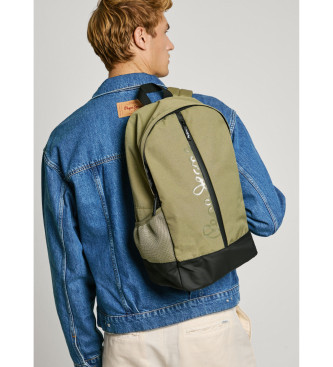 Pepe Jeans Hank Legend grn laptop-rygsk med flere lommer