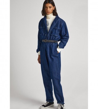 Pepe Jeans Odile blauwe jumpsuit