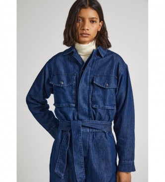 Pepe Jeans Odile blauwe jumpsuit