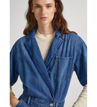 Pepe Jeans Blauwe jumpsuit Soleil