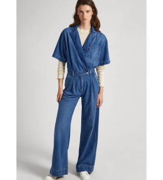 Pepe Jeans Blauer Jumpsuit Soleil