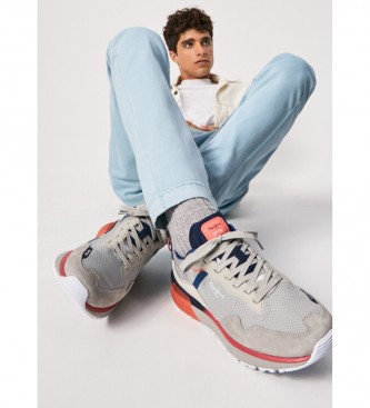 Pepe Jeans Leather sneakers N22 Spring light gray - Esdemarca Store  fashion, footwear and accessories - best brands shoes and designer shoes