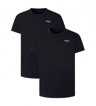 Pepe Jeans Pacote 2 T-shirts Basic black