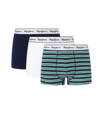Pepe Jeans Pack 3 Boxer rtro marine