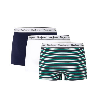 Pepe Jeans Pack 3 Retro navy boxer shorts