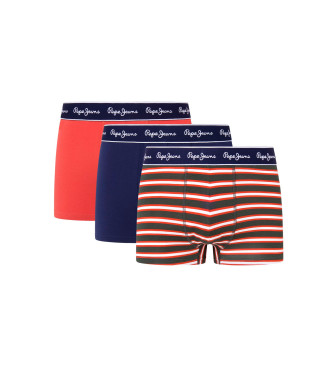 Pepe Jeans 3-pack Retro Boxers orange, marinbl