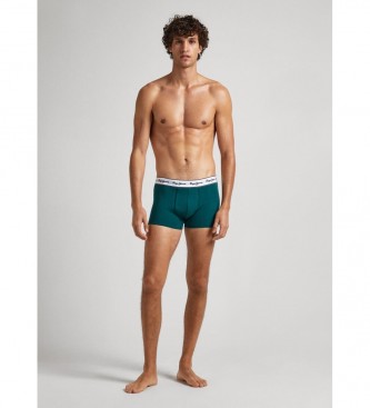 Pepe Jeans Pack 3 Boxers Solid navy, yellow, green