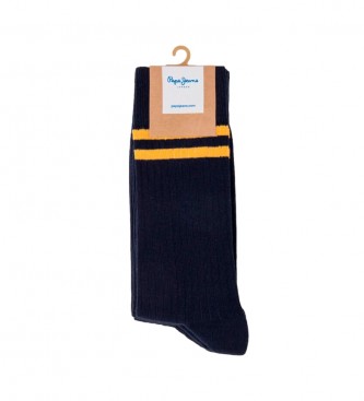 Pepe Jeans Pakke med 3 par sokker i marinebl farve