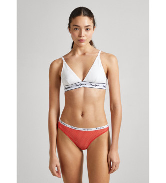 Pepe Jeans Pack 3 Thongs Dot red