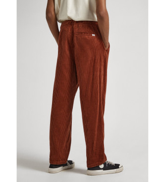 Pepe Jeans Trousers Alban Cord orange