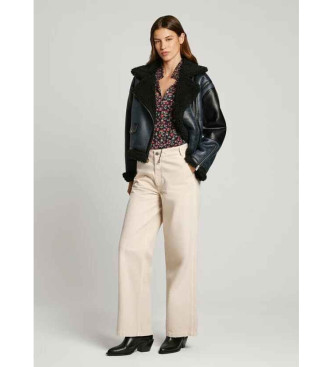 Pepe Jeans Anya Broek Wit Ecru