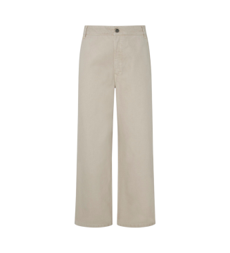 Pepe Jeans Pantaloni bianchi grezzi Anya