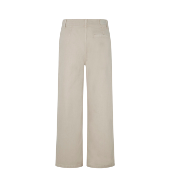 Pepe Jeans Pantalon Anya Blanc Ecru