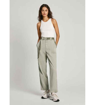 Pepe Jeans Aylin trousers green