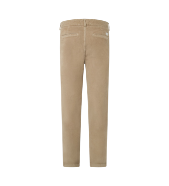 Pepe Jeans Pantaln chino Slim Corduroy beige