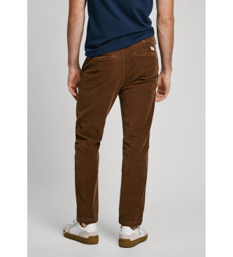 Pepe Jeans Pantaln Chino Slim Corduroy marrn