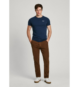 Pepe Jeans Pantaln Chino Slim Corduroy marrn