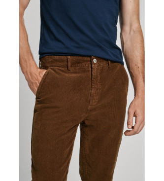 Pepe Jeans Pantaln Chino Slim Corduroy marrn