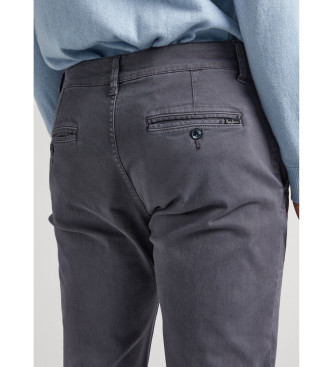 Pepe Jeans Pantaloni chino grigi Sloane