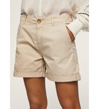 Pepe Jeans Kratke hlače Junie beige
