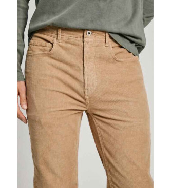 Pepe Jeans Pantaln de pana 5 bolsillos Corduroy beige