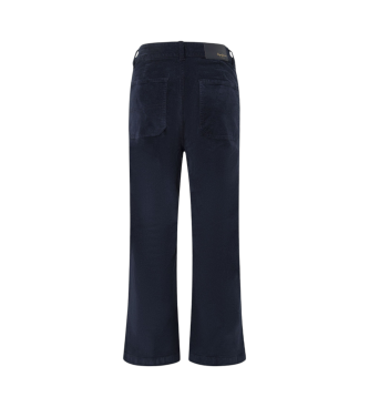 Pepe Jeans Corduroy fit flare corduroy trousers Celia navy