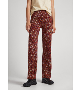 Pepe Jeans Maroon Elle trousers