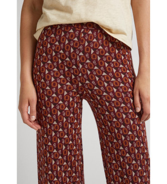 Pepe Jeans Maroon Elle trousers