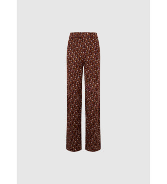 Pepe Jeans Maroon Elle trousers