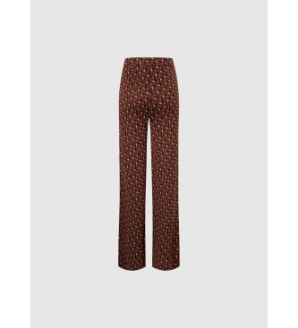 Pepe Jeans Maroon Elle trousers