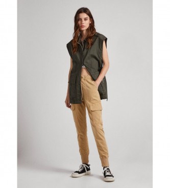 Pepe Jeans Jogger Broek New Crusade Beige