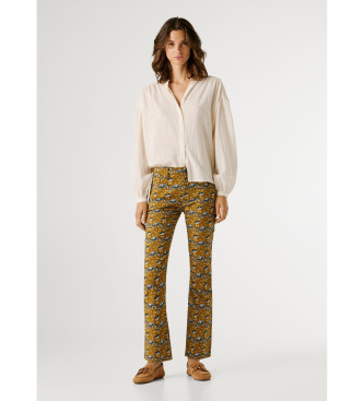Pepe Jeans Mid Waist Kick Flare Broek veelkleurig