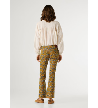 Pepe Jeans Mid Waist Kick Flare Broek veelkleurig
