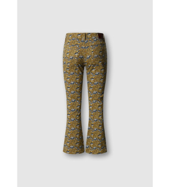 Pepe Jeans Mid Waist Kick Flare Broek veelkleurig
